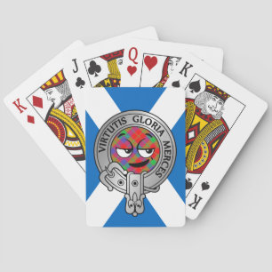 Clan Donnachaidh Robertson Wappen & Tartan Bicyc Spielkarten