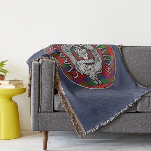 Clan Donnachaidh Robertson Wappen & Tartan Decke