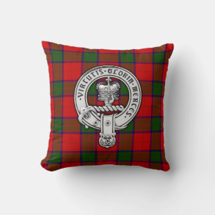 Clan Donnachaidh (Robertson) Wappen & Tartan Kissen