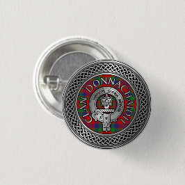 Clan Donnachaidh | Robertson Wappen & Tartan Knot Button