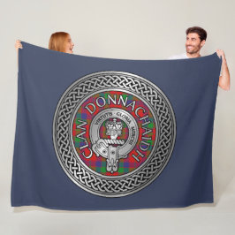 Clan Donnachaidh | Robertson Wappen & Tartan Knot Fleecedecke