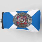 Clan Donnachaidh | Robertson Wappen & Tartan Knot Golf Headcover (Vorderseite)