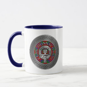 Clan Donnachaidh Robertson Wappen & Tartan Knot Tasse