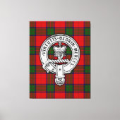 Clan Donnachaidh (Robertson) Wappen & Tartan Leinwanddruck (Vorderseite)