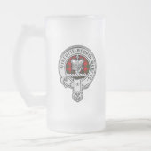 Clan Donnachaidh (Robertson) Wappen & Tartan Mattglas Bierglas (Links)