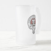 Clan Donnachaidh (Robertson) Wappen & Tartan Mattglas Bierglas (VorderseiteRechts)