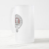 Clan Donnachaidh (Robertson) Wappen & Tartan Mattglas Bierglas (Vorderseite Links)