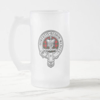 Clan Donnachaidh (Robertson) Wappen & Tartan Mattglas Bierglas