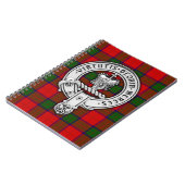Clan Donnachaidh (Robertson) Wappen & Tartan Notizblock (Linke Seite)