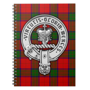 Clan Donnachaidh (Robertson) Wappen & Tartan Notizblock