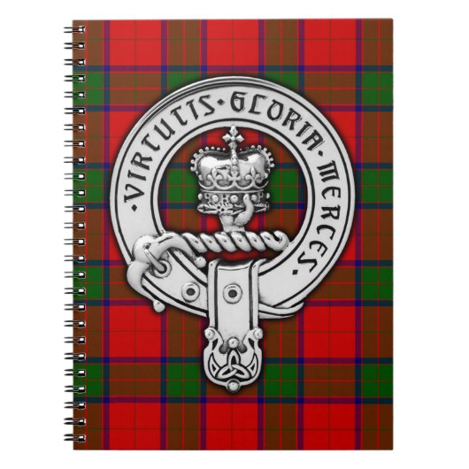 Clan Donnachaidh (Robertson) Wappen & Tartan Notizblock (Vorderseite)