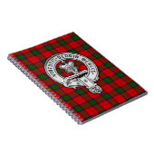 Clan Donnachaidh (Robertson) Wappen & Tartan Notizblock (Rechte Seite)