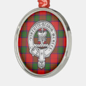 Clan Donnachaidh (Robertson) Wappen & Tartan Ornament Aus Metall (Links)