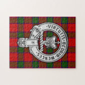 Clan Donnachaidh (Robertson) Wappen & Tartan Puzzle (Horizontal)