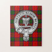 Clan Donnachaidh (Robertson) Wappen & Tartan Puzzle (Vertikal)