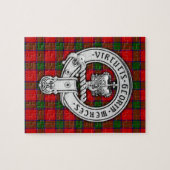 Clan Donnachaidh (Robertson) Wappen & Tartan Puzzle (Horizontal)