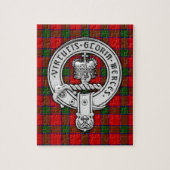 Clan Donnachaidh (Robertson) Wappen & Tartan Puzzle (Vertikal)