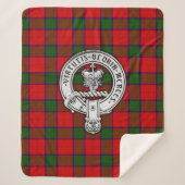 Clan Donnachaidh (Robertson) Wappen & Tartan Sherpadecke (Vorderseite)