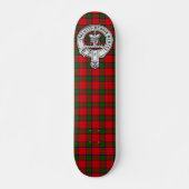 Clan Donnachaidh (Robertson) Wappen & Tartan Skateboard (Vorne)