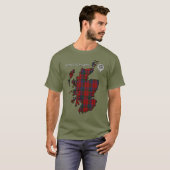 Clan Donnachaidh (Robertson) Wappen & Tartan T-Shirt (Vorne ganz)