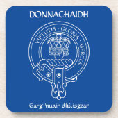Clan Donnachaidh (Robertson) Wappen & War Cry Getränkeuntersetzer (Vorderseite)