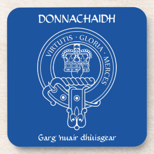 Clan Donnachaidh (Robertson) Wappen & War Cry Getränkeuntersetzer