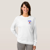 Clan-Douglas-Damen langes Sleave T-Shirt (Vorne ganz)