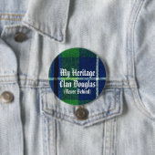 Clan-Douglas-ErbAbzeichen, zeigen Ihre Farben! Button (Beispiel)