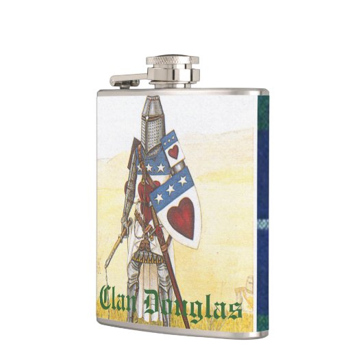 Clan-Douglas-Flasche Flachmann (Links)