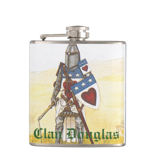 Clan-Douglas-Flasche Flachmann (Vorderseite)
