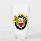 Clan Douglas "FORWARD" 16oz Glass Tumbler (Vorderseite)