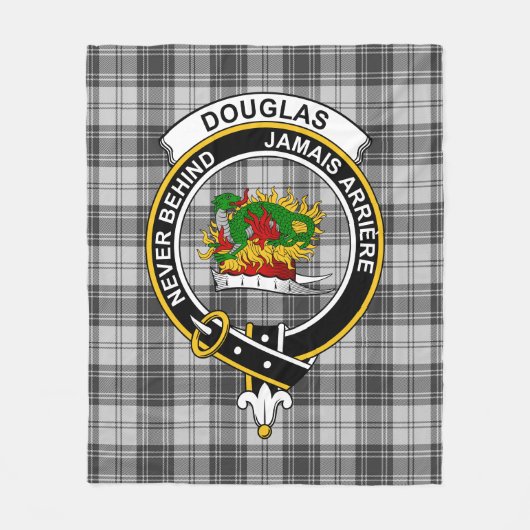 Clan Douglas Gray Modern Tartan Kariert Fleecedecke (Vorderseite)