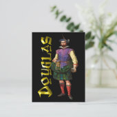 Clan Douglas Highland Dream Postkarte (Stehend Vorderseite)