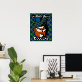 Clan Douglas Scottish Tartan Poster (Heimbüro)