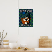 Clan Douglas Scottish Tartan Poster (Küche)