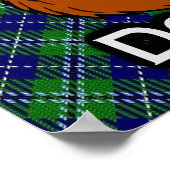 Clan Douglas Scottish Tartan Poster (Ecke)