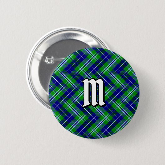 Clan Douglas Tartan Button (Vorne & Hinten)
