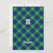 Clan Douglas Tartan Einladung (Vorderseite)