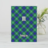 Clan Douglas Tartan Einladung (Stehend Vorderseite)