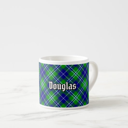 Clan Douglas Tartan Espressotasse (Vorderseite Rechts)