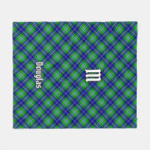 Clan Douglas Tartan Fleecedecke (Vorderseite (Horizontal))