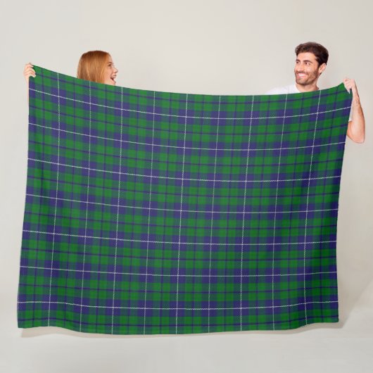 Clan Douglas Tartan Fleecedecke (Beispiel)