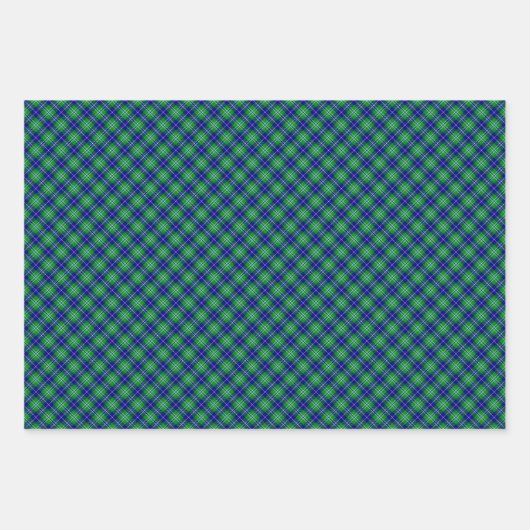 Clan Douglas Tartan Geschenkpapier Set (Vorderseite 2)