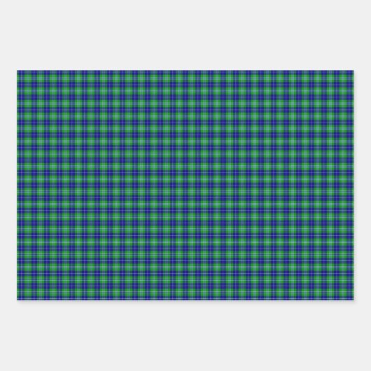 Clan Douglas Tartan Geschenkpapier Set (Vorderseite)