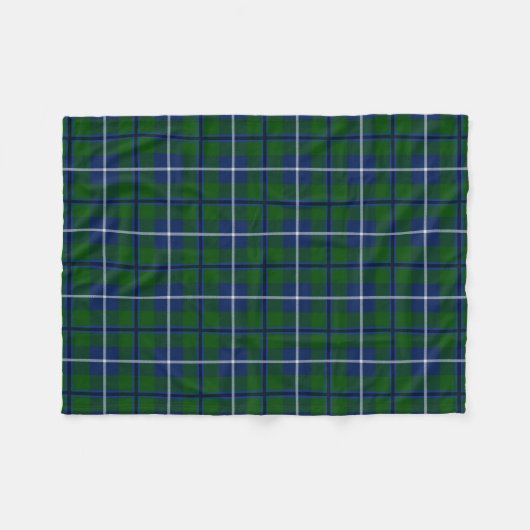 Clan Douglas Tartan Kariert Fleecedecke (Vorderseite (Horizontal))
