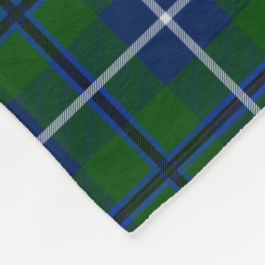Clan Douglas Tartan Kariert Fleecedecke (Ecke)