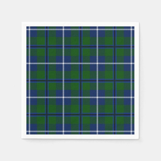 Clan Douglas Tartan Serviette (Vorderseite)