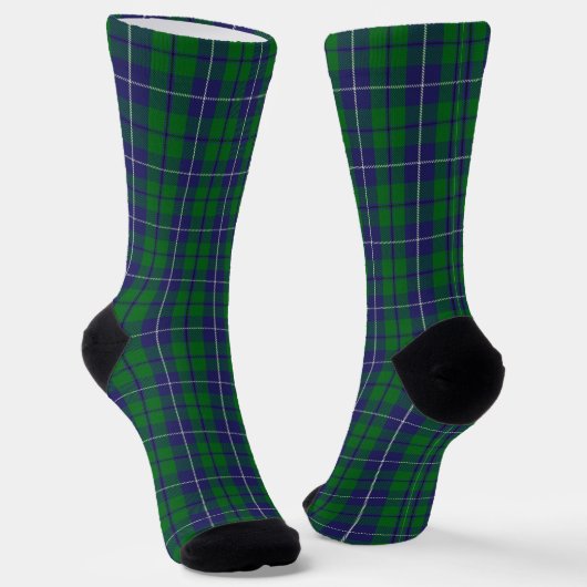 Clan Douglas Tartan Socken (Gewinkelt)