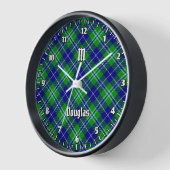 Clan Douglas Tartan Uhr (Winkel)