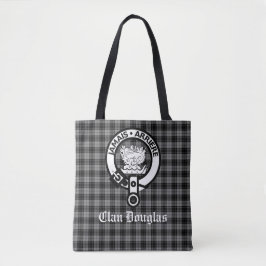 Clan Douglas Tartan und Wappen Abzeichen Tasche